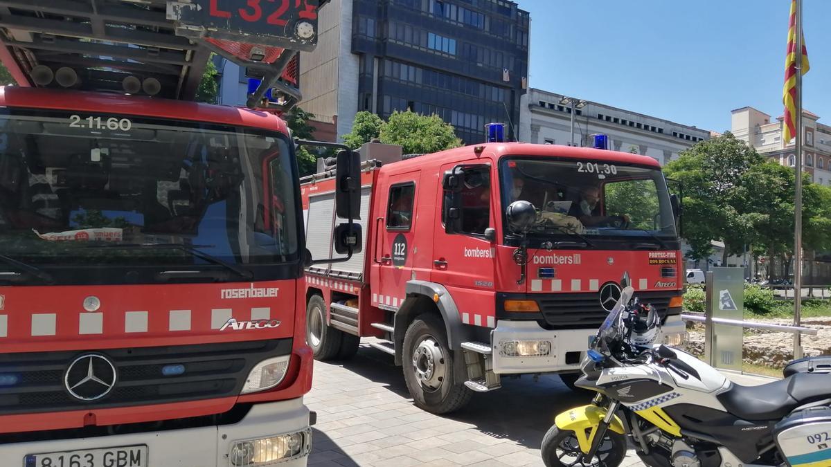 Evacuen els treballadors de la seu de Generalitat de Girona per una alarma d'incendi