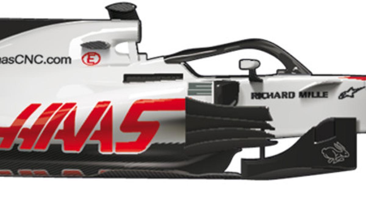 Así es el coche de Haas para el Mundial de F1 de 2018