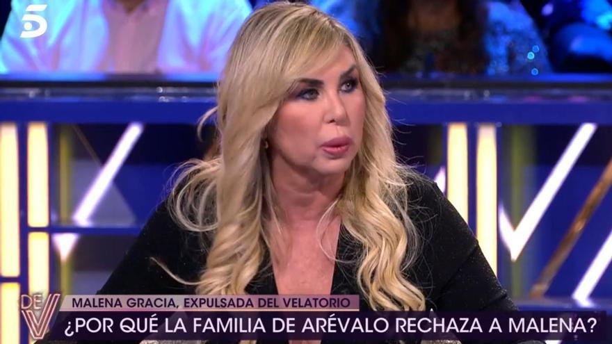 Malena Gracia explica por qué fue expulsada del velatorio de Arévalo: &quot;Su hijo nunca me ha querido&quot;