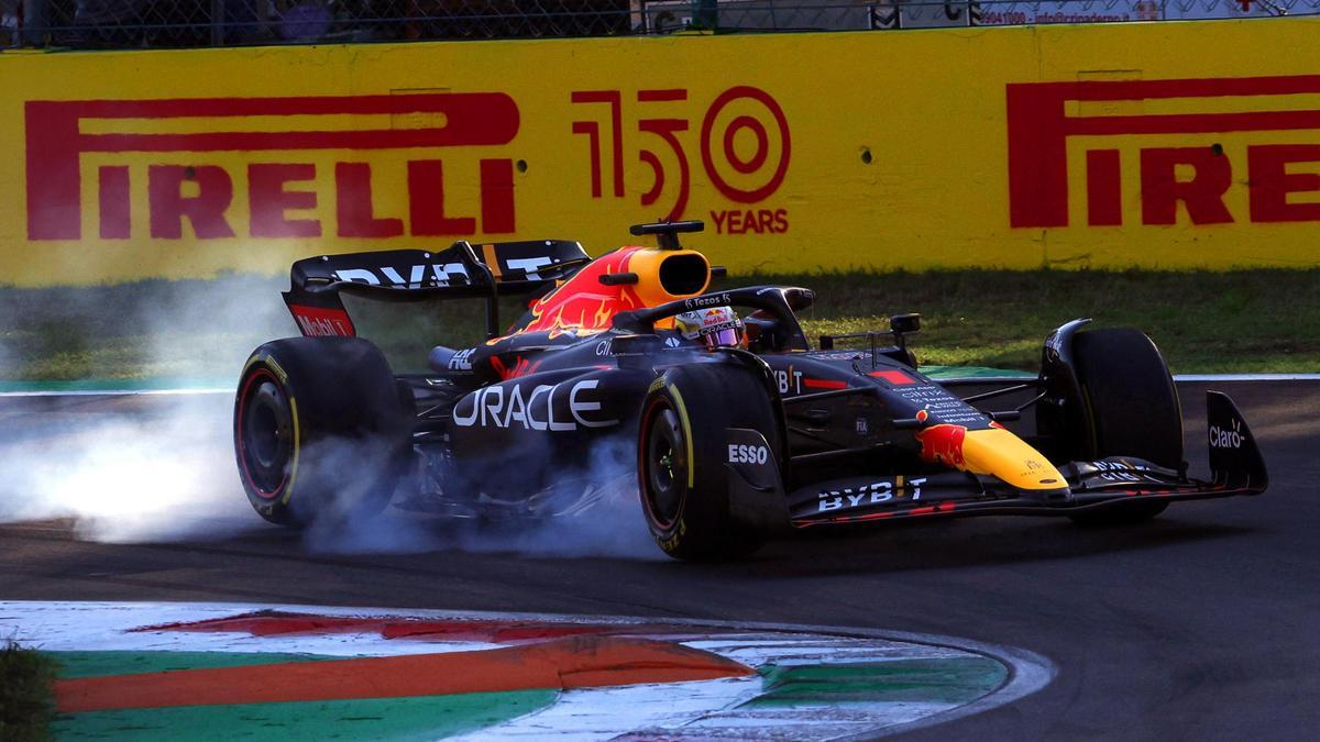 Max Verstappen, en el circuito de Monza.