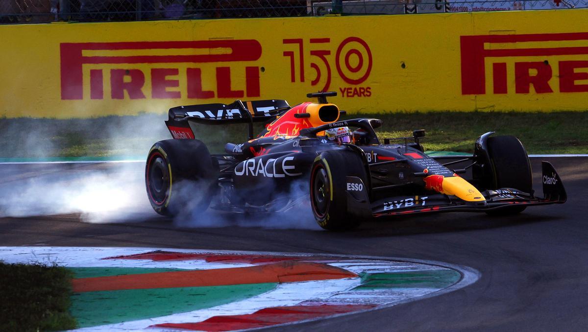 Max Verstappen, en el circuito de Monza.