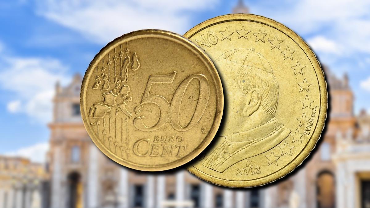 Moneda del Vaticano de 50 céntimos