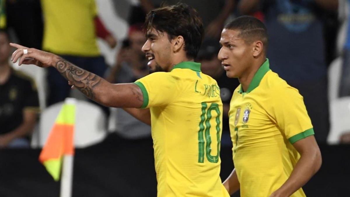 Lucas Paquetá abrió la goleada de Brasil ante Corea del Sur con el '10' a la espalda