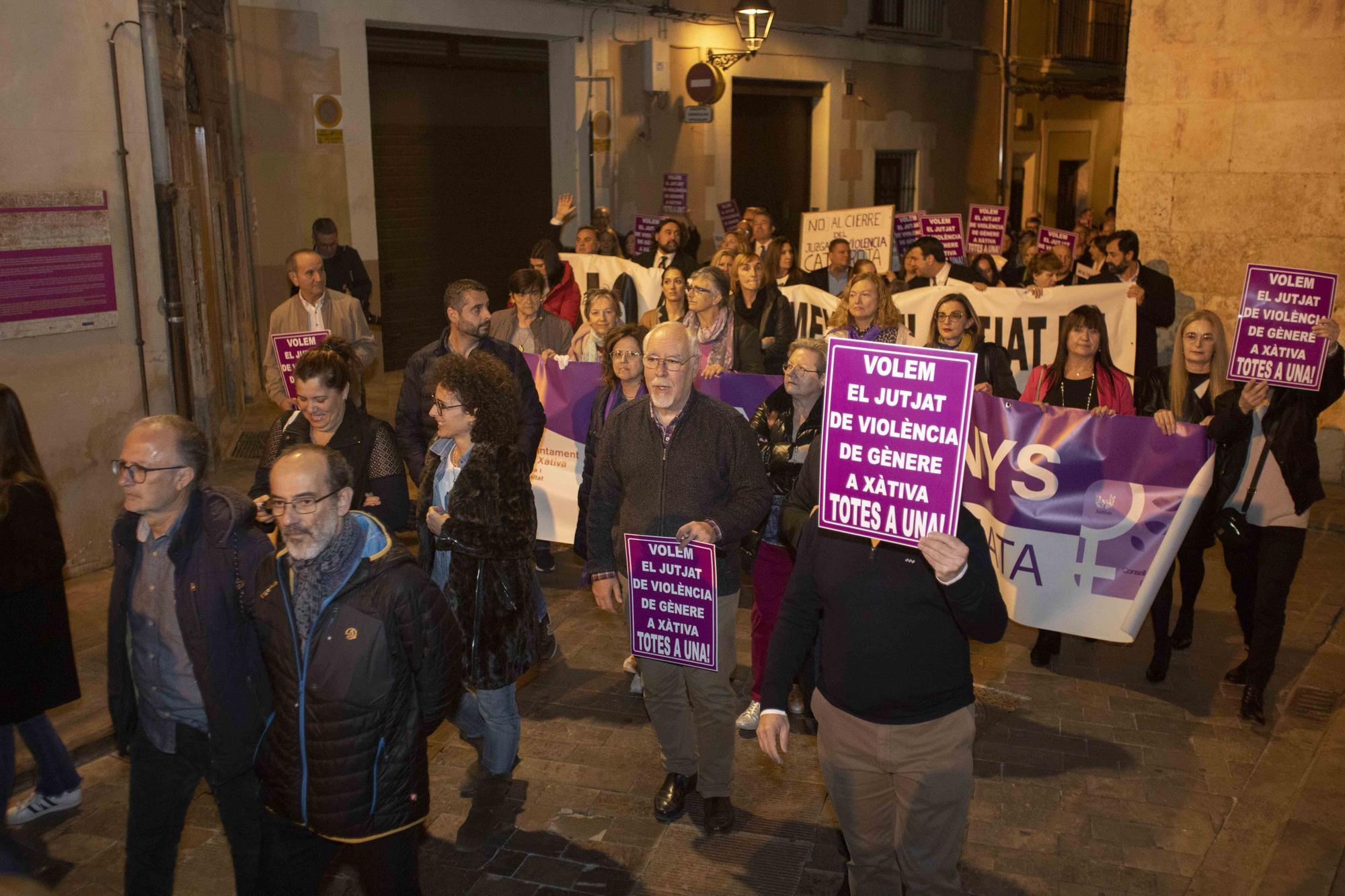 Xàtiva se une para reivindicar la permanencia del juzgado de violencia de género