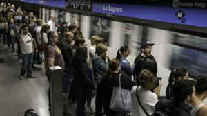 El vagó del silenci al metro