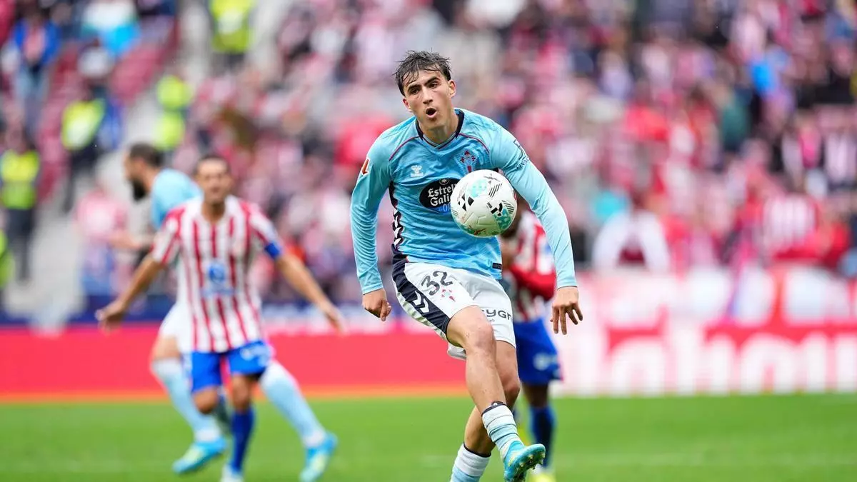 Borja Iglesias da al Celta un valioso triunfo en el Metropolitano