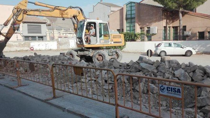 Els treballs d&#039;adequació del nou parc municipal de Sant Vicenç han arrencat aquesta setmana
