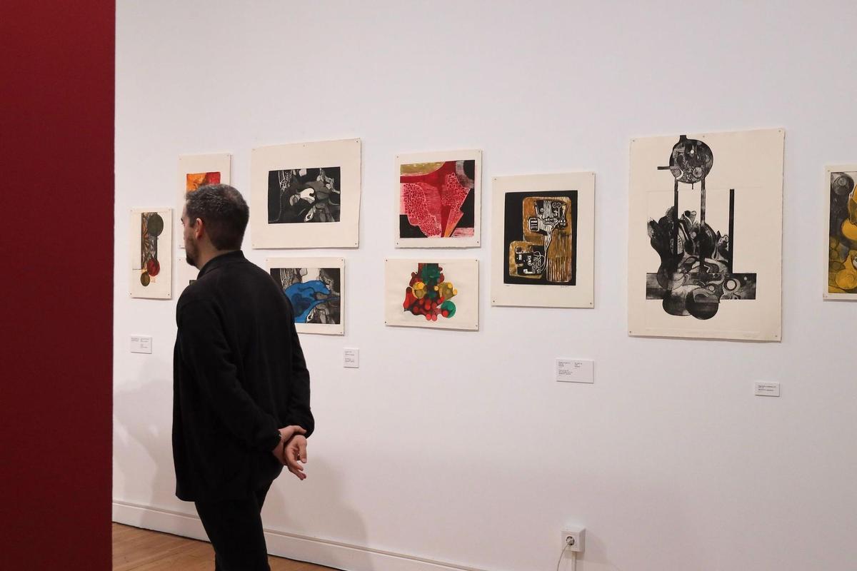 Una imagen de la exposición de Maite Ubide en el Museo Pablo Serrano de Zaragoza.