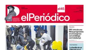 La portada d’EL PERIÓDICO de l’11 d’agost del 2023