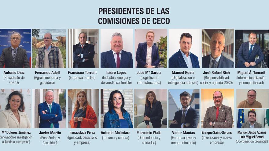 Presidentes de las comisiones de CECO.