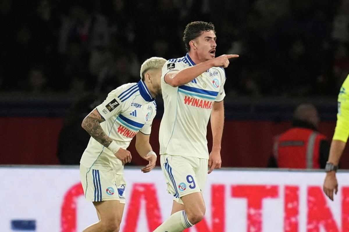 Joaquín Panichelli en el 3-3 ante el PSG