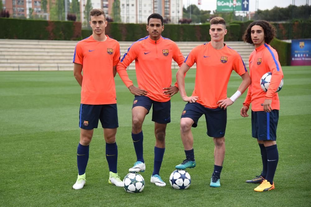 Entrenament del Barça juvenil