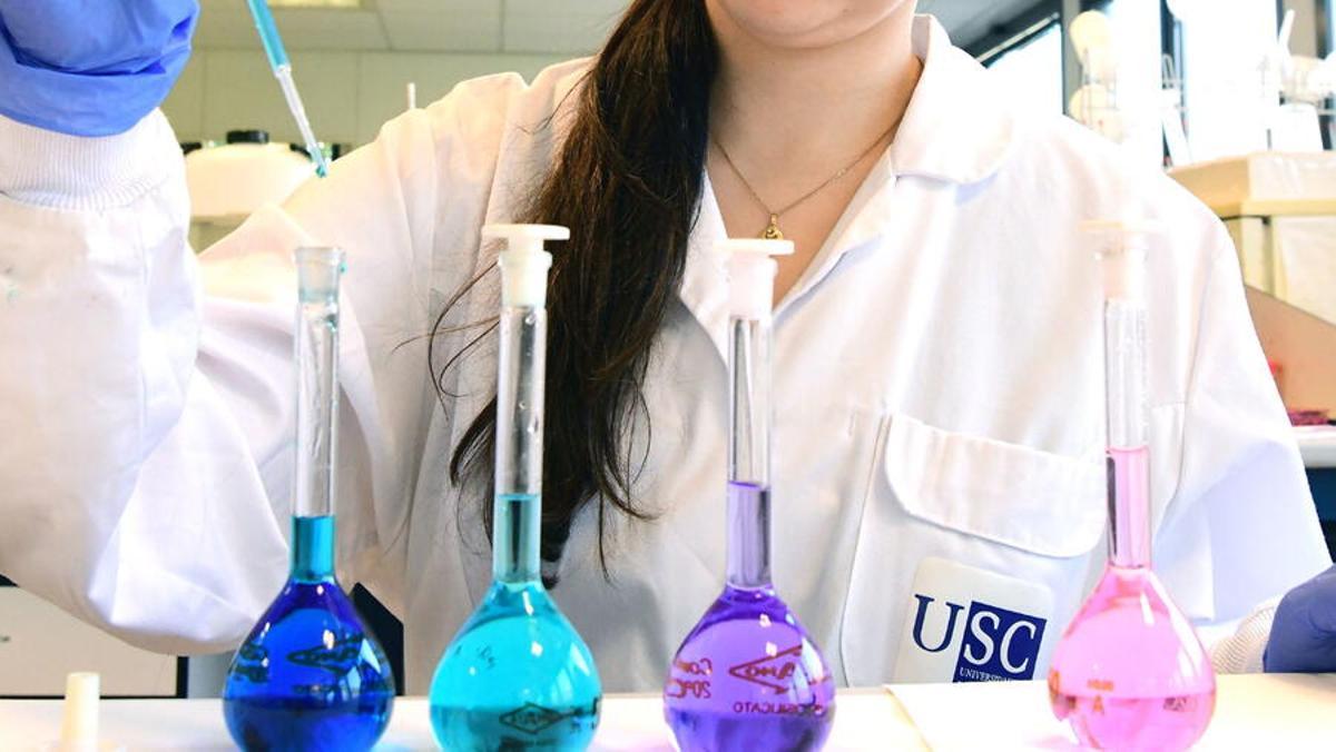 Imaxe de arquivo dun laboratorio da USC