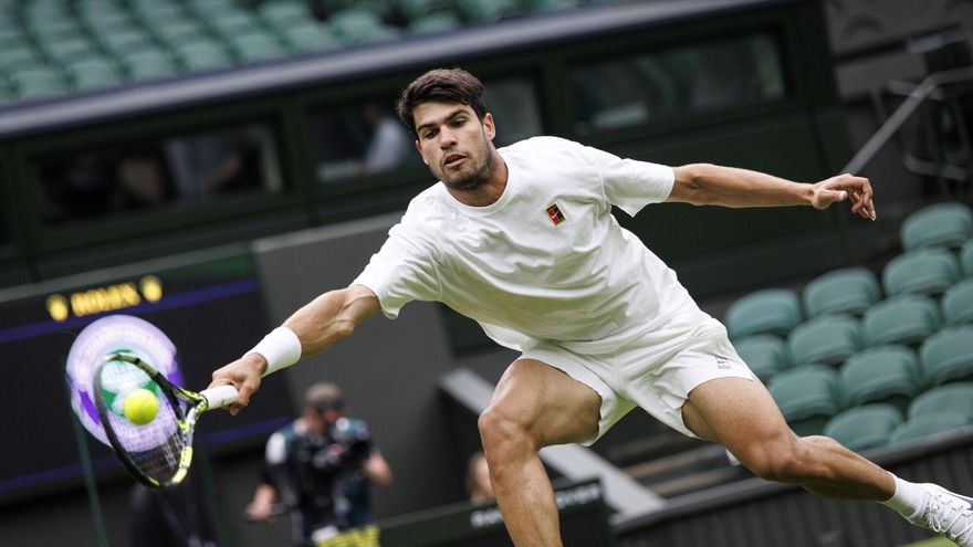 Así te hemos contado la victoria de Alcaraz sobre Fognini en la primera ronda de Wimbledon