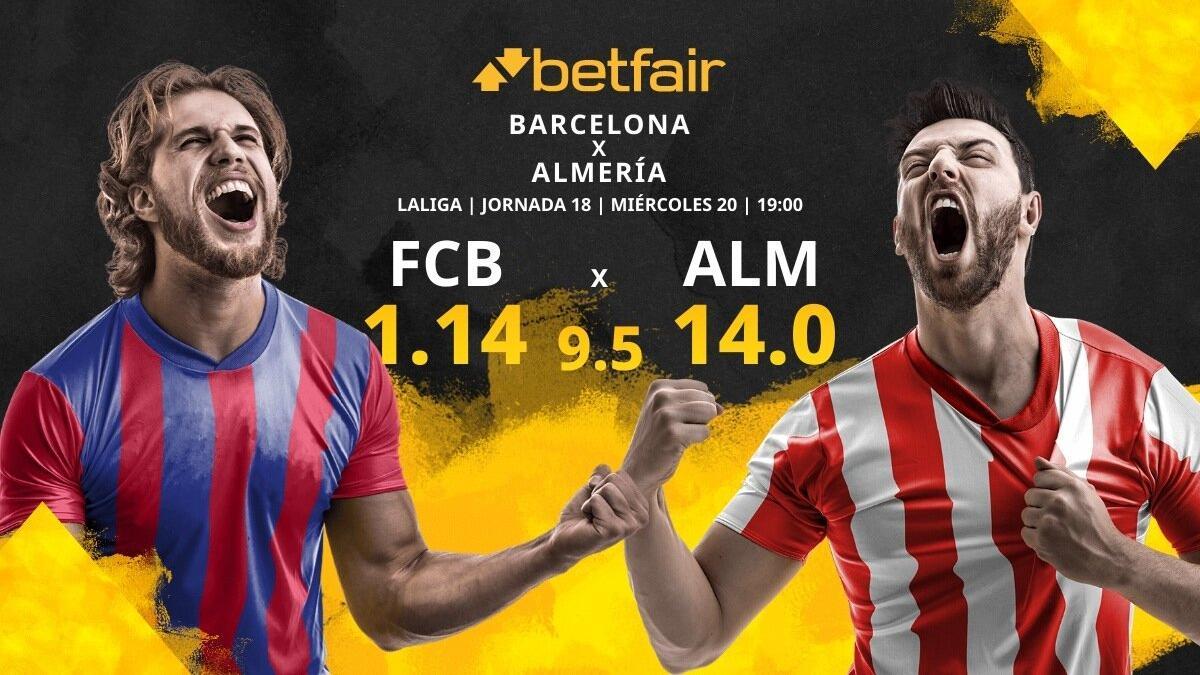 FC Barcelona vs. UD Almería: horario, TV, estadísticas, clasificación y pronósticos