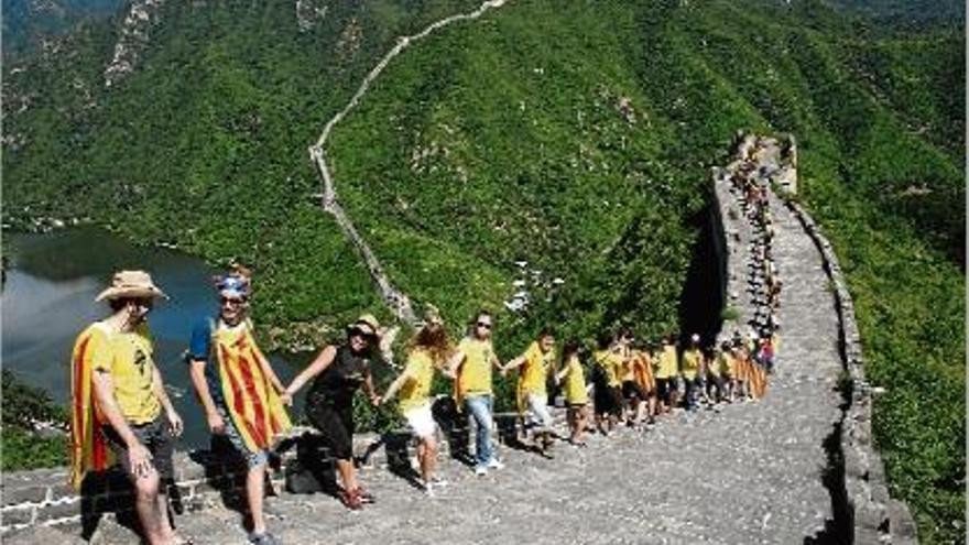 La Via Catalana arriba fins a la Gran Muralla de Xina