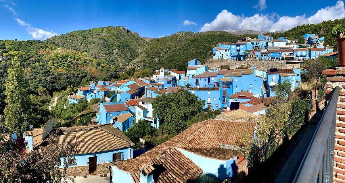 El pueblo azul de Júzcar, en Málaga