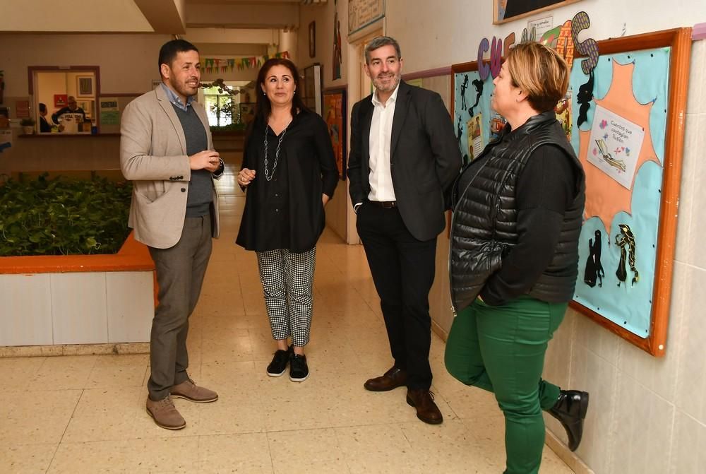 Fernando Clavijo y Héctor Suárez visitan Telde