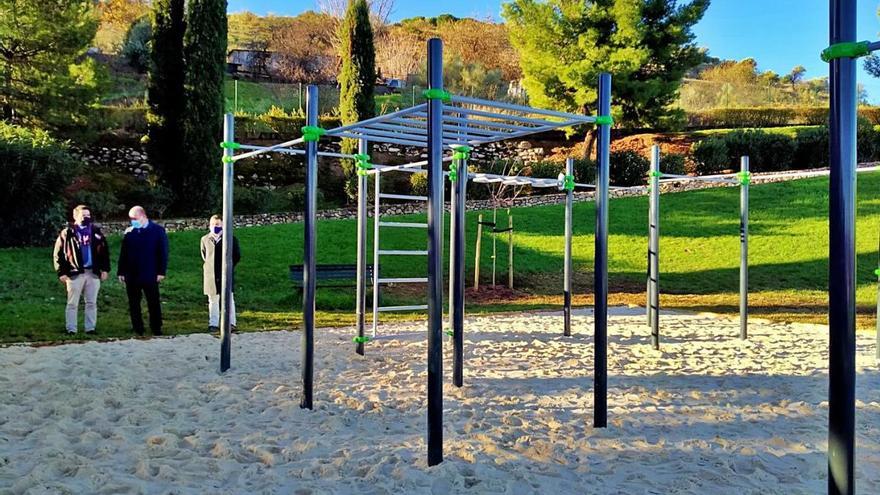 Parque de calistenia en el Parque Atalaya-Gandía de Antequera.