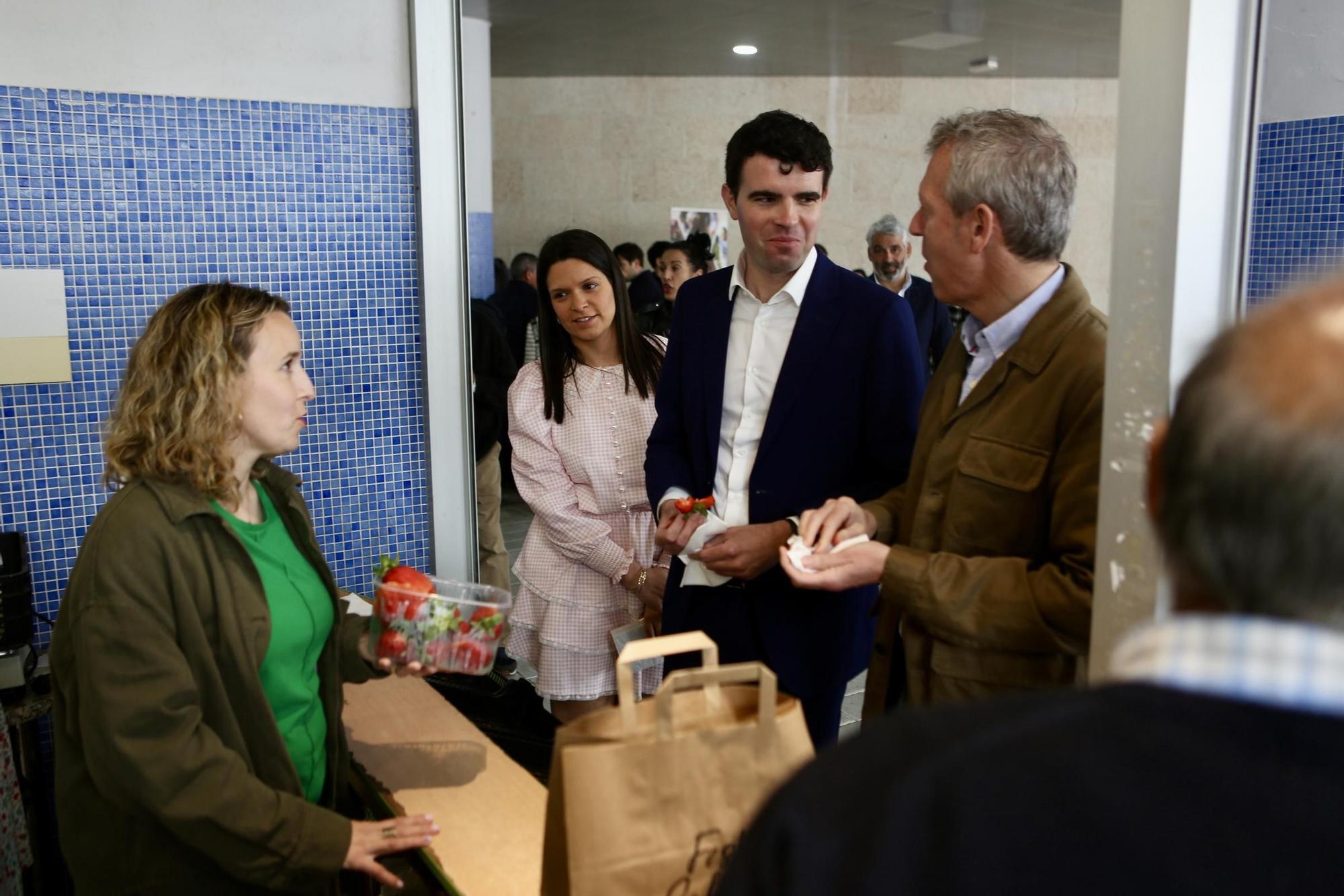 A Estrada saborea un salmón de oro