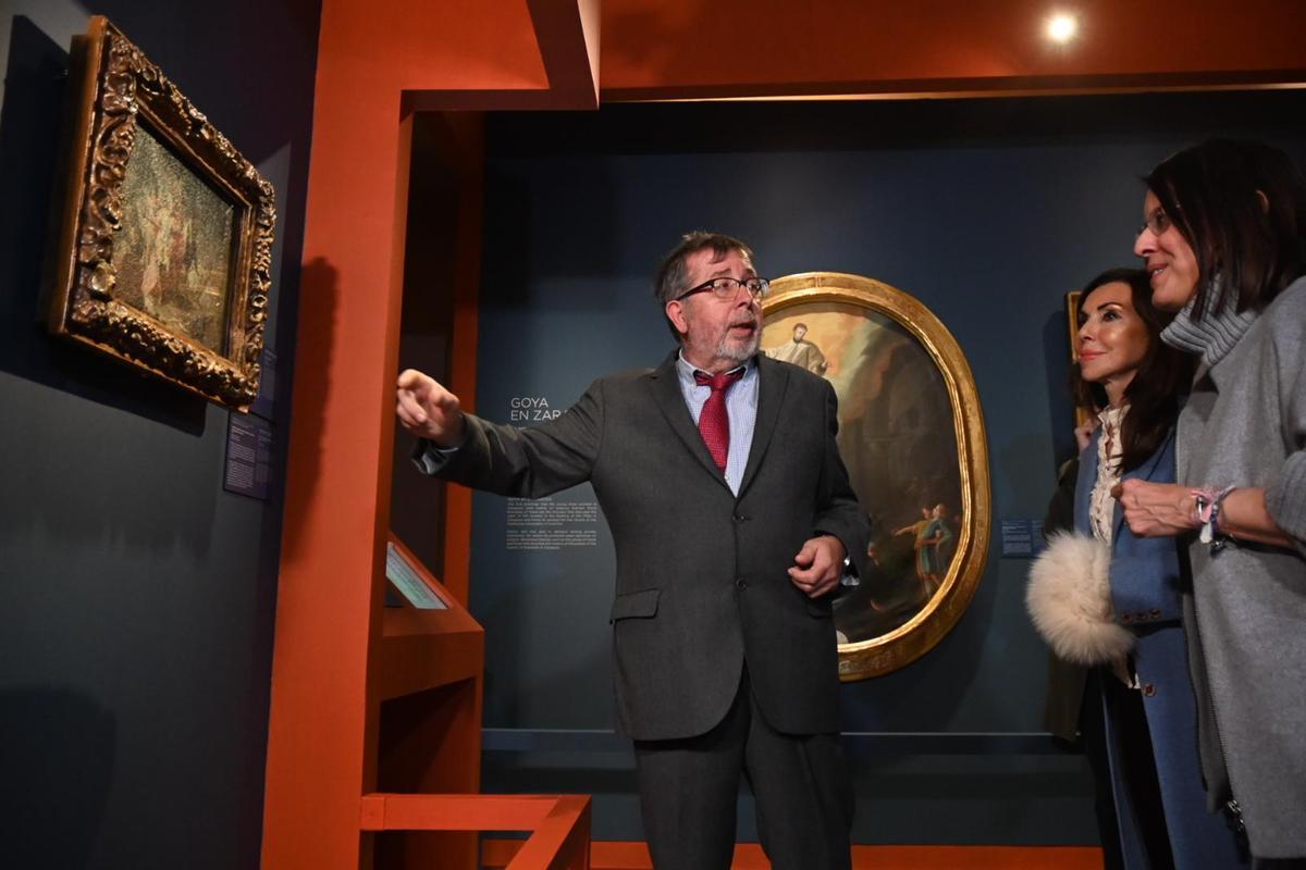 En imágenes | Las obras de Goya ya brillan en La Aljafería En imágenes | Las obras de Goya ya brillan en La Aljafería