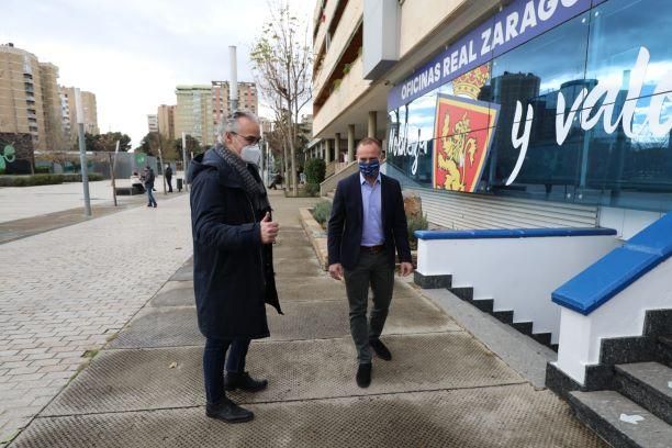 Presentación de Torrecilla como nuevo director deportivo del Zaragoza