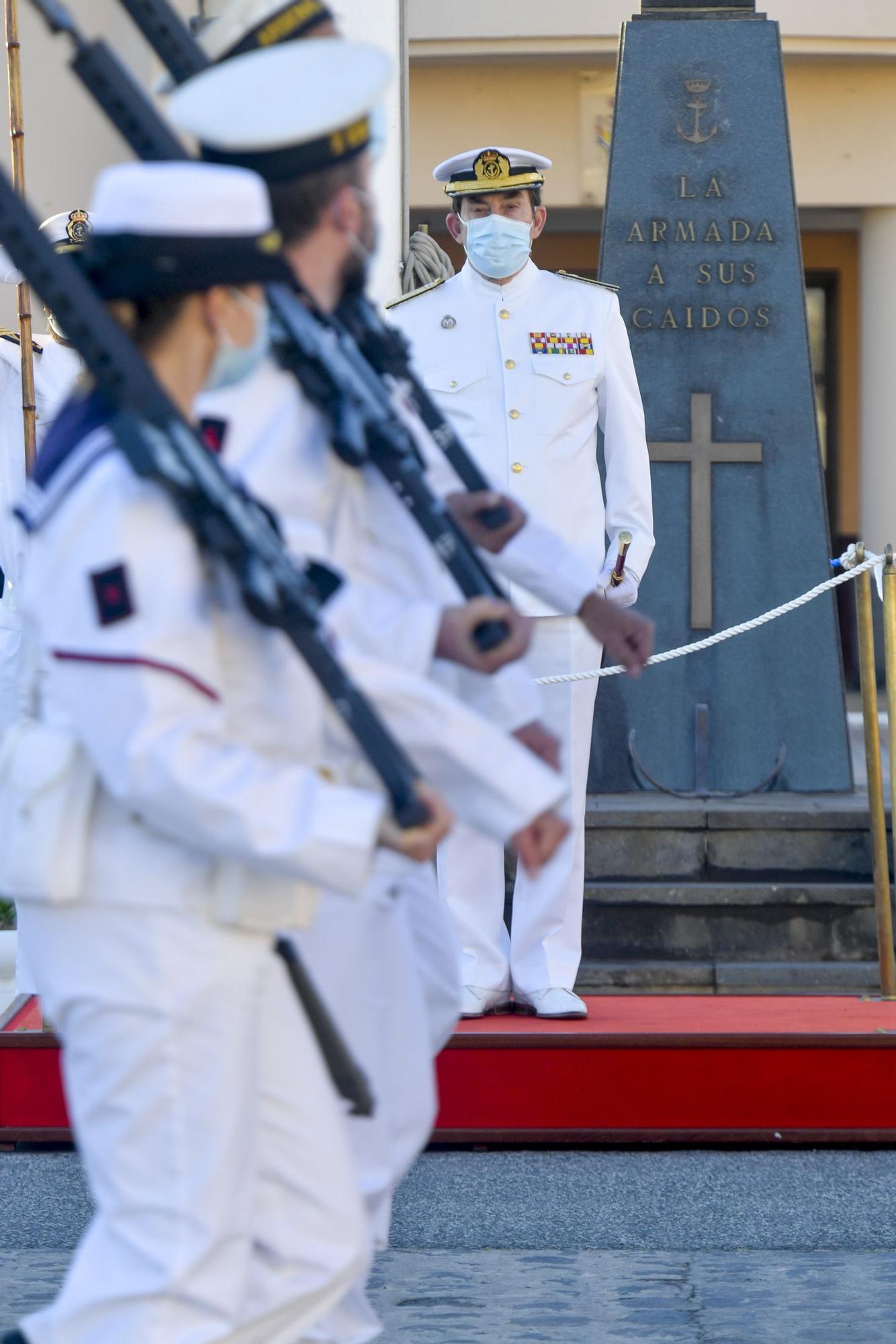 Visita del jefe del Estado Mayor de la Armada a Las Palmas de Gran Canaria