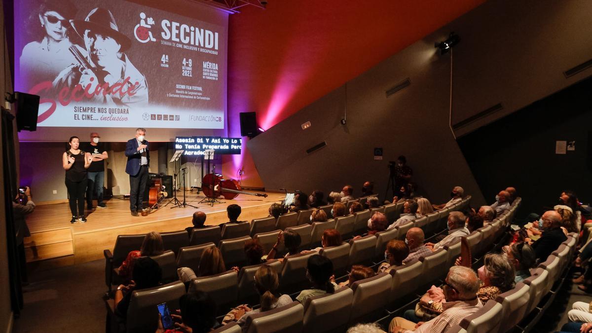 Sesión inaugural de la Secindi, el pasado lunes en el centro cultural Santo Domingo.