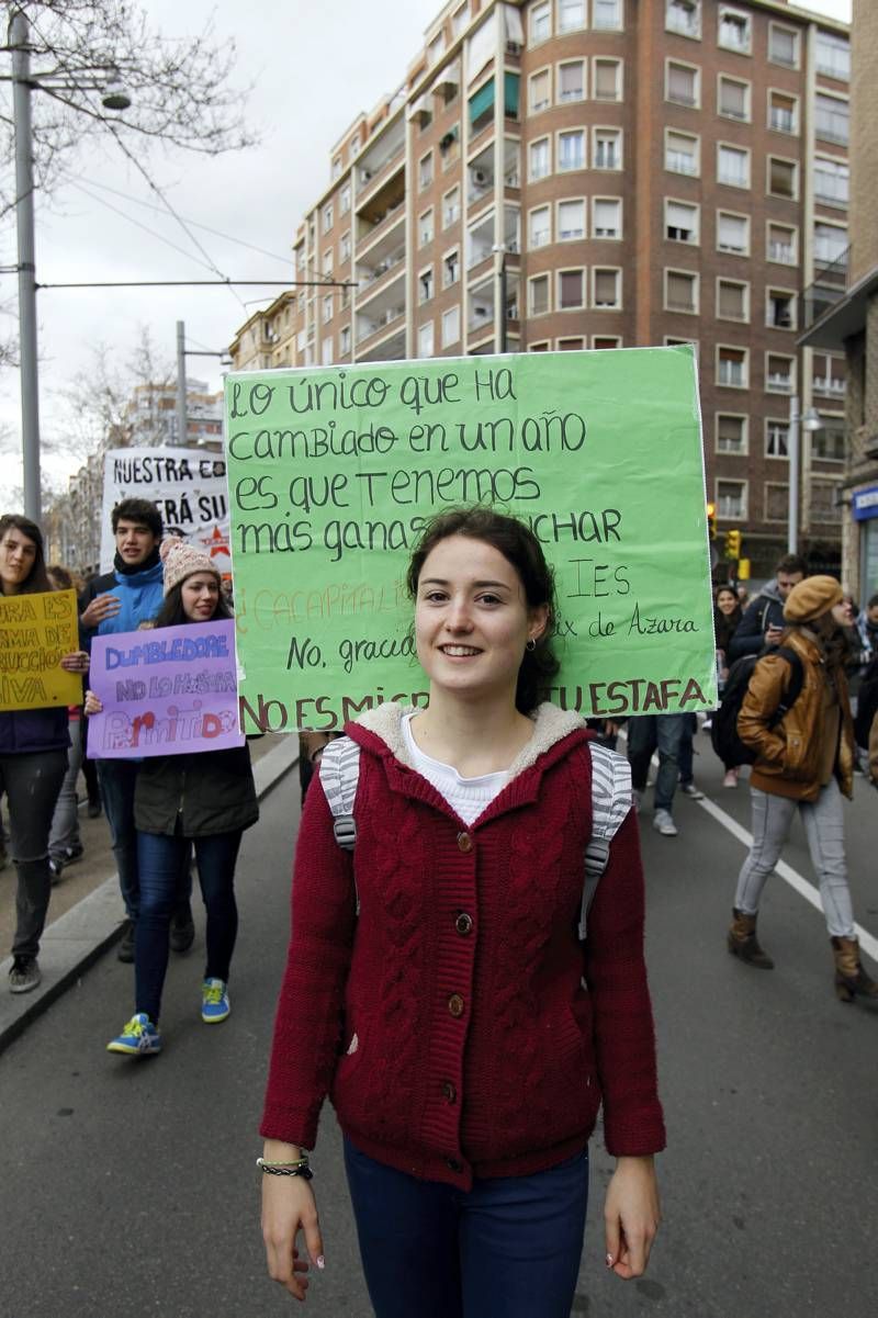 Manifestación estudiantes en contra del 3+2