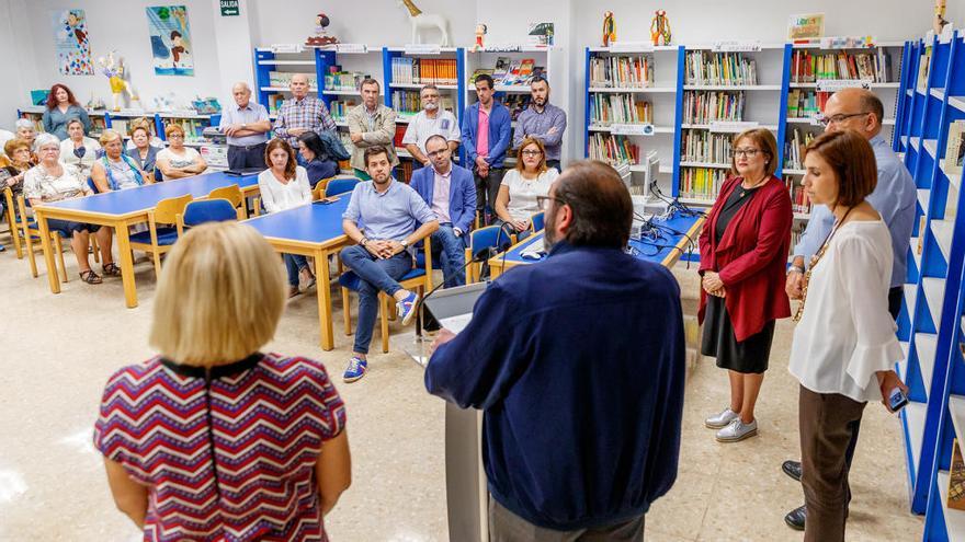 Apertura del aula de estudio en la agencia de lectura.