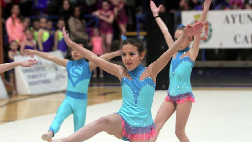 Campeonato escolar de gimnasia rítmica en Cartagena