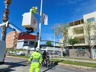 Benicarló comença les obres per a substituir 600 lluminàries en 11 sectors