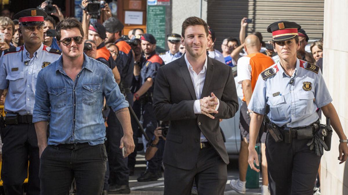 Messi, en los juzgados de Gavà