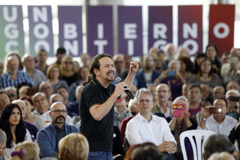 Mitin de Pablo Iglesias en València