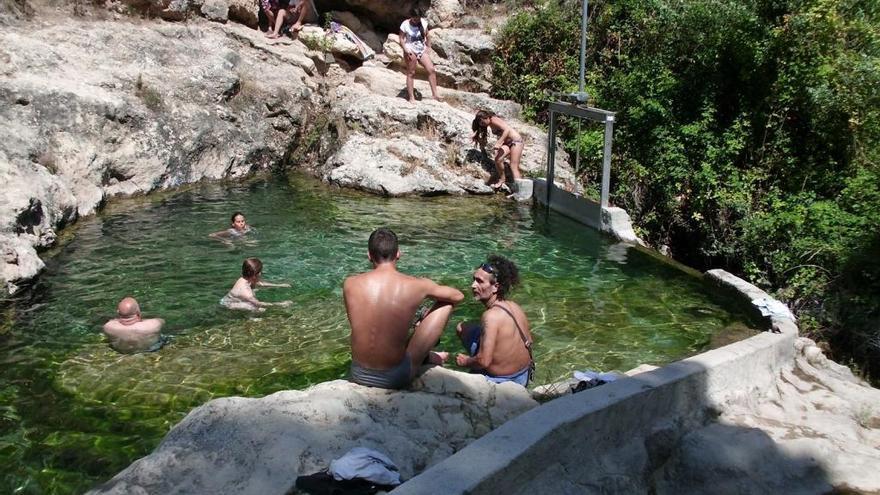 Pozas de Somogil, en Moratalla.