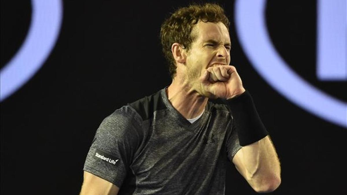 Andy Murray expresa su frustración durante su duelo ante Bernard Tomic