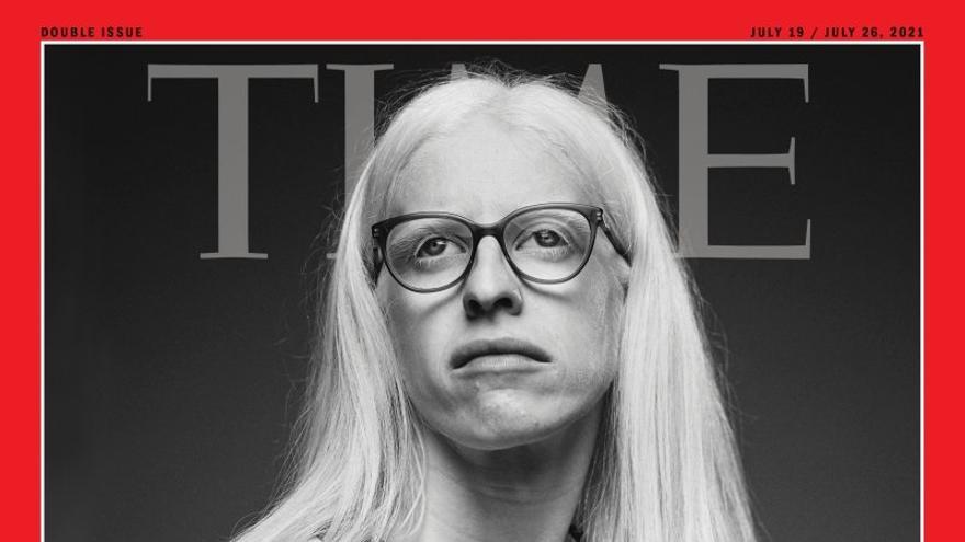 La triatleta española Susana Rodríguez, portada de la revista Time