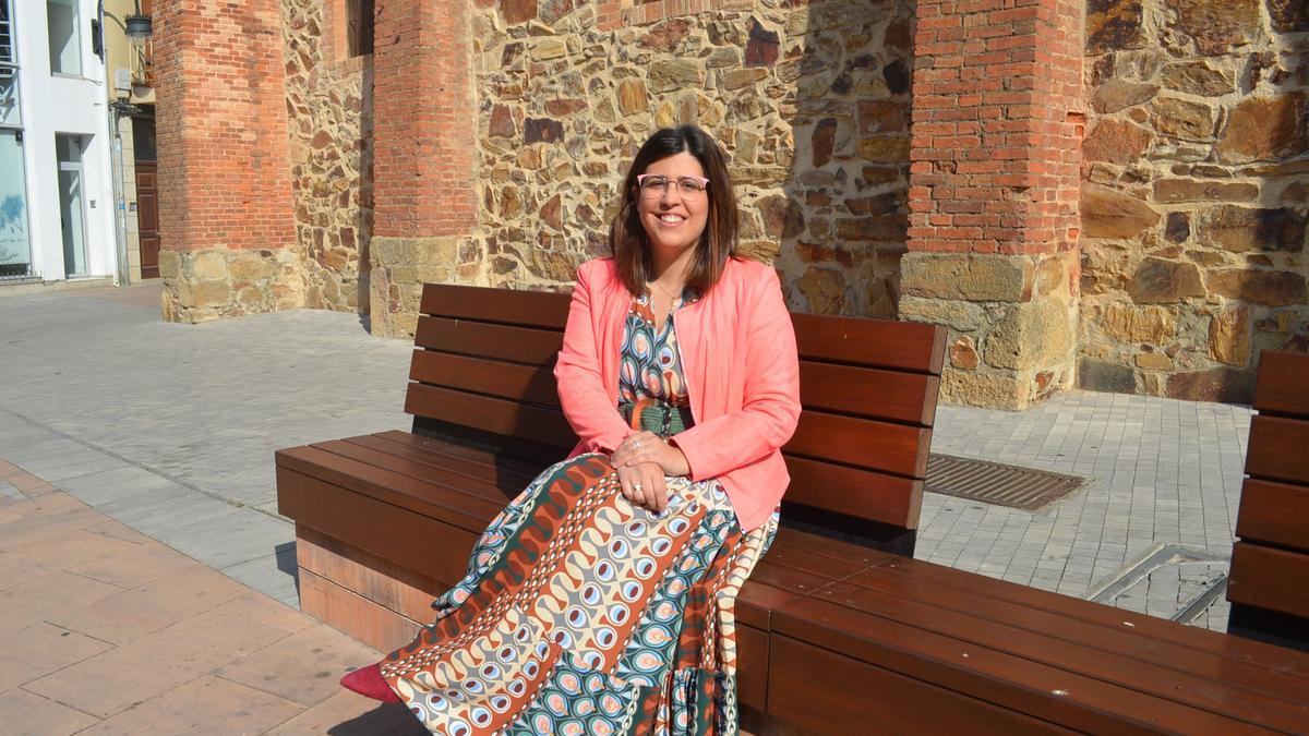 Beatriz Asensio, candidata del PP a la Alcaldía de Benavente en Santa María. / E. P.