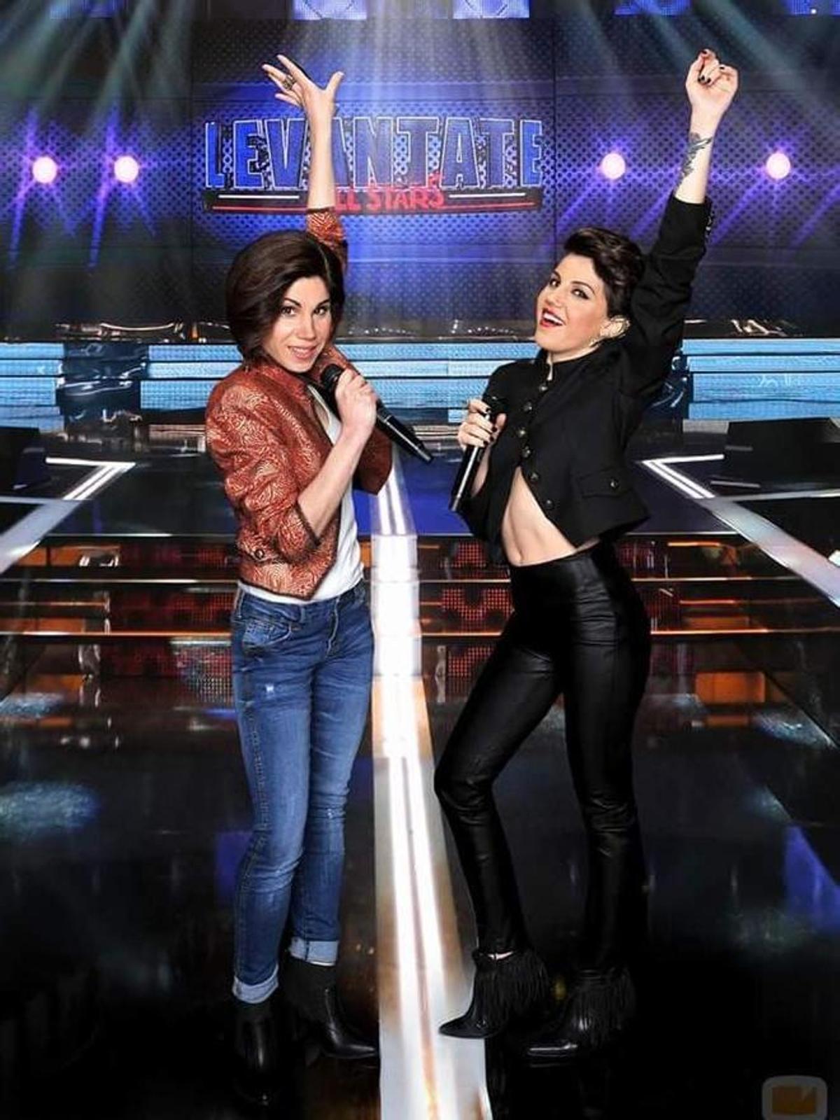 Irene y Angy Fernández en 'Levántate All Stars'.