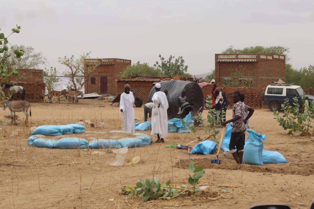 Éxodo de refugiados sudaneses hacia El Chad