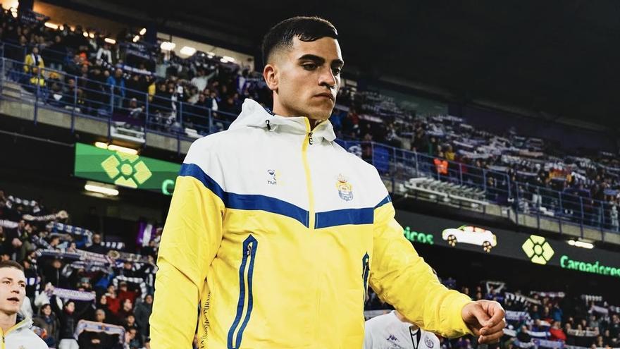 La UD Las Palmas pierde a Ale García un mes por una rotura muscular