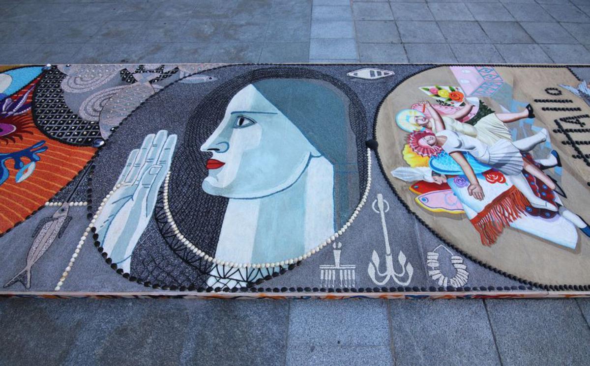 El frente de Beluso que pintó Mallo, en la actualidad. | FdV