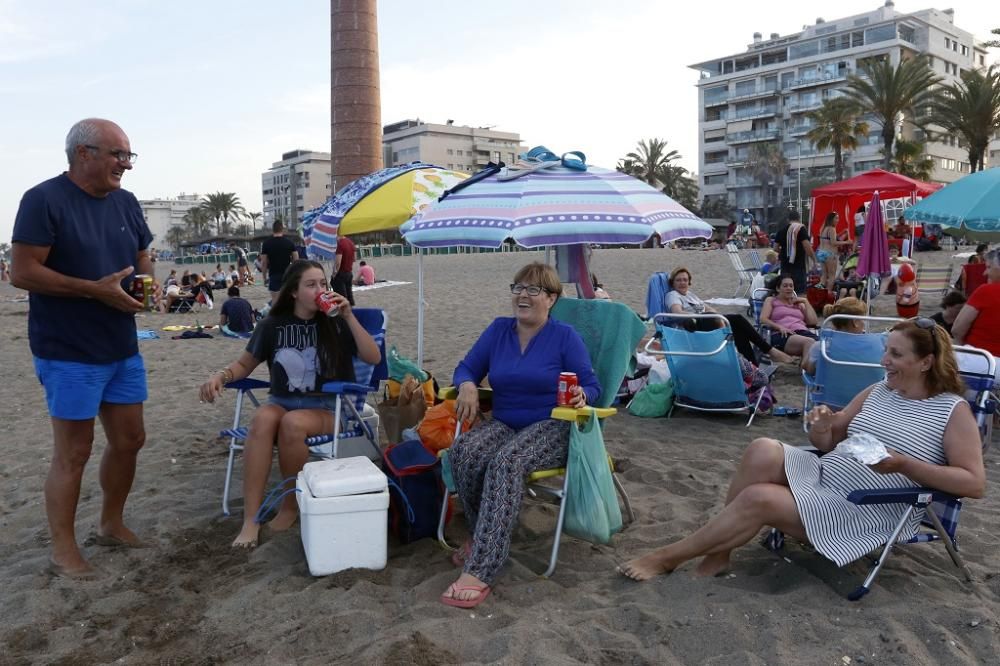 Las playas de Málaga celebran la noche de San Juan