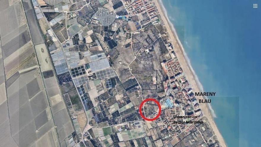Sale a subasta pública un solar rústico de secano junto a la playa de Sueca con una rebaja del 90%