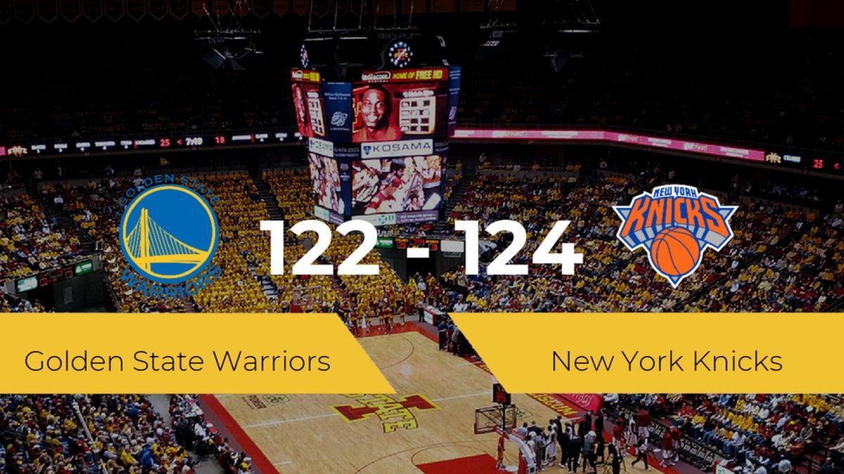 New York Knicks consigue la victoria frente a Golden State Warriors por 122-124