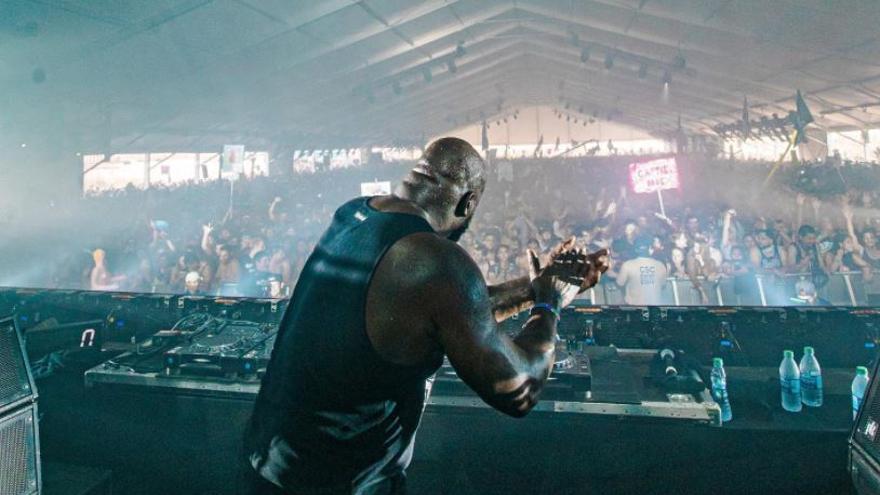 Shaquille O’Neal, DJ en un festival en España
