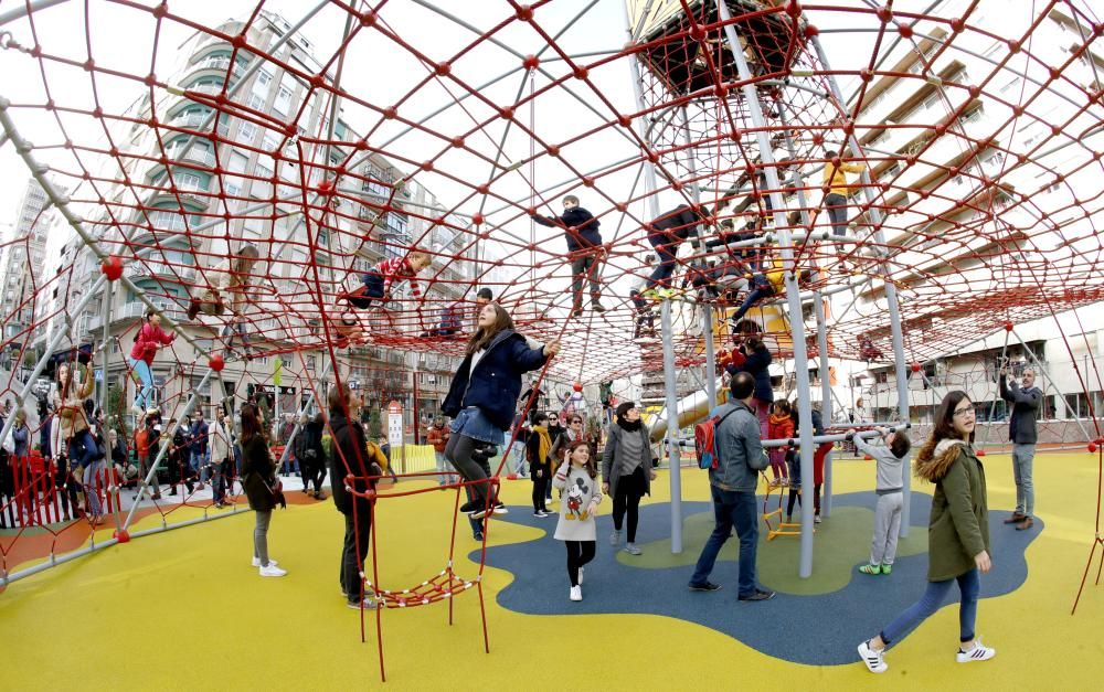 Así es el nuevo 'macroparque' infantil de Vigo.