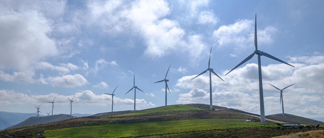 Parque eólico de Iberdrola El Segredal.