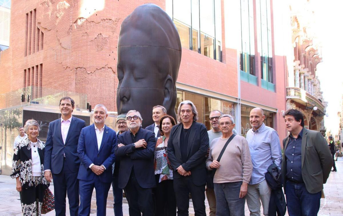 La ‘Carmela’ de Plensa es queda a BCN vuit anys més