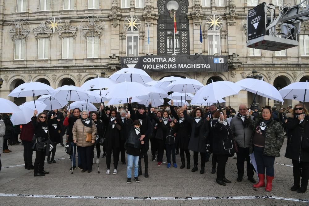 A Coruña clama contra la violencia de género